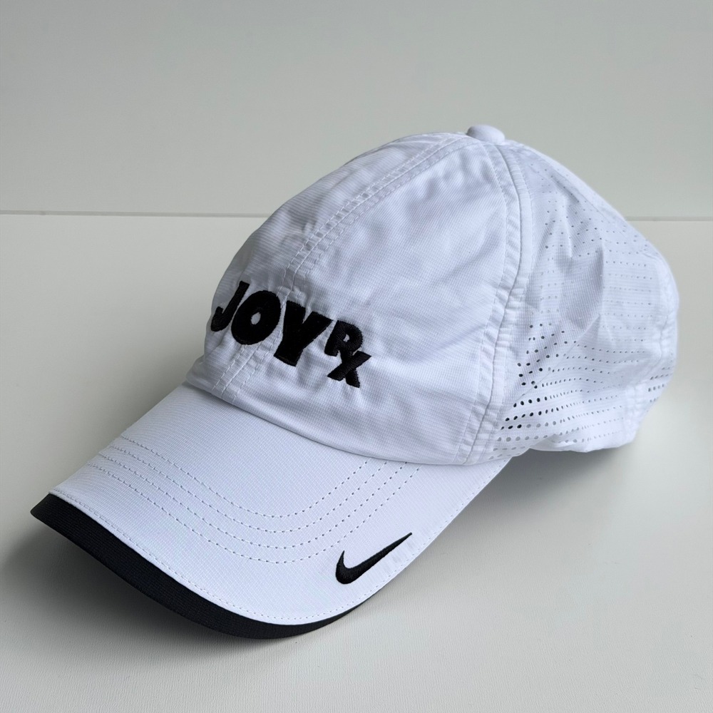 Nike Heritage86 Dri-FIT Running Hat‎ White JoyRx Perforated Breathable Golf